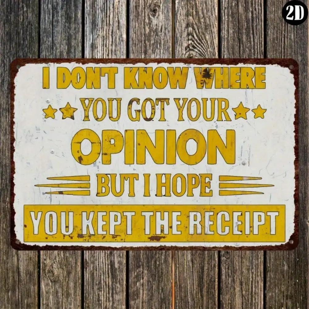 Винтажная металлическая настенная табличка - Декор для гаража, бара, мужской комнаты, ржавая железная табличка 20x30cm（7.8x11.8inch）