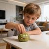 Bolle Squeeze Legetøj Sød Bolle Stressbold Realistisk Simuleret Bolleformet Legetøj med Søde Udtryk Sensorisk Fidget Legetøj