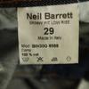 NEIL BARRETT made in Italy Low rise Skinny denim pants W29 Jeans Painter Men's Used
