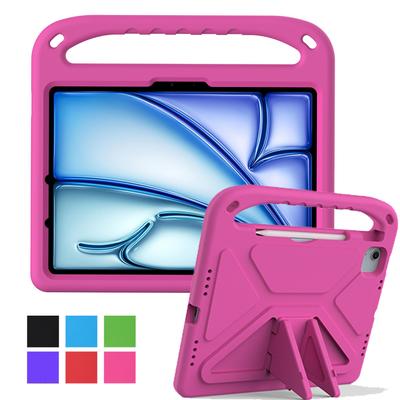 Für Apple iPad Air Pro 11 13 2024 M2 M4 A2898 A2902 A2903 A2836 A2837 A2926 Hülle EVA Tragbar Stoßfest Kindersicher Griff Ständer Tablet-Hülle