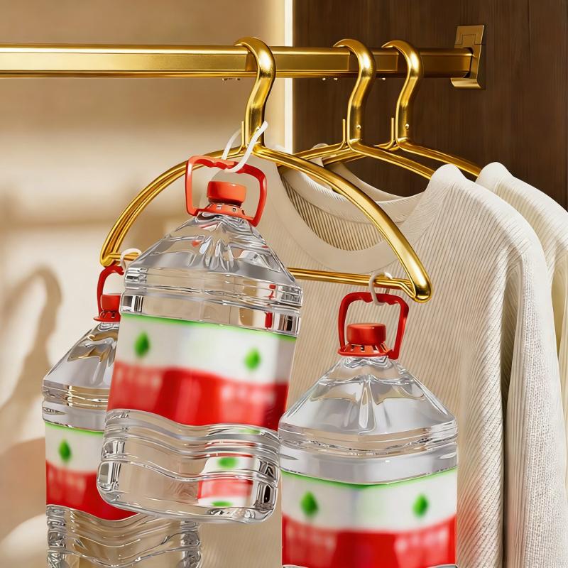 5/10/15pcs Gold Metal Hangers,Matte Aluminum Clothes Hangers for Aesthetic Home Decor,Dorm Room, Sturdy Space-Saving Hanger Rack