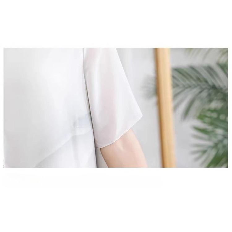 Chinese Traditional Cheongsam Dress Summer Floral Print Loose Fit Comfortable Breathable Fabric Vintage Style for Women