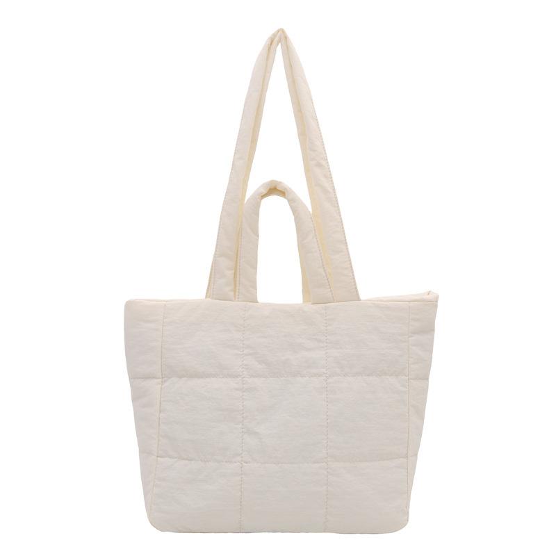 Large-capacity Nylon Cotton Coat Small-sized Commuter Embroidery Strap Crossbody Bag