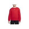 Sweatshirt Simple Comfortable Stylish Round Neck Long Sleeve Kids Tops University-Red IF3540-657