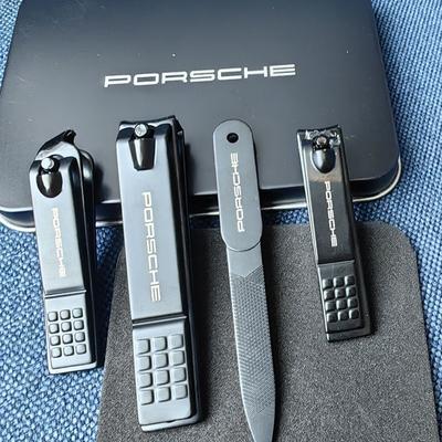 Set di forbicine per unghie Portatile Tagliaunghie per uso domestico Strumento per la cura della manicure e della pedicure Per Porsche Cayenne Panamera Macan Taycan Boxster