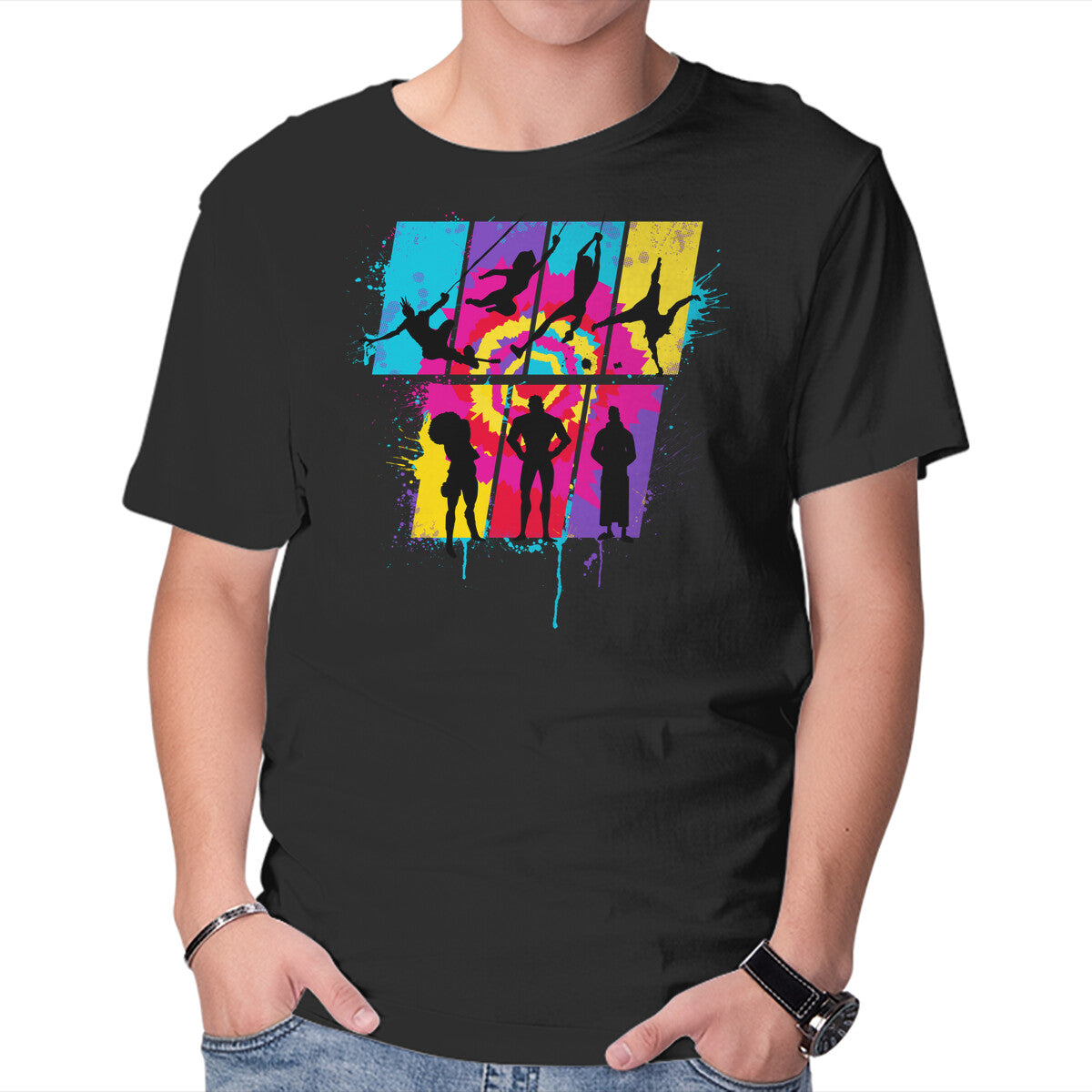 Unisex Crew Neck T-Shirt Elite Squad Graphic Short Sleeve Casual Tee S