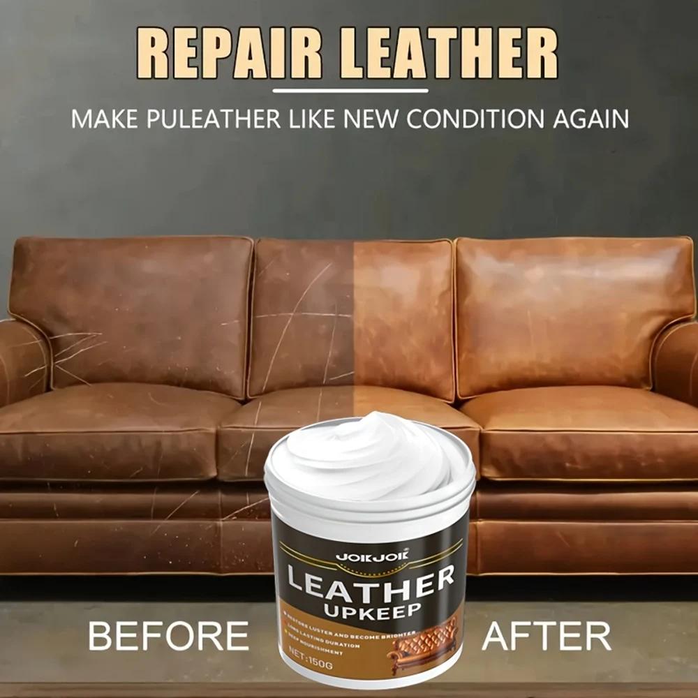 Multi-purpose car interior refurbishment kit: Plastic and rubber polishing paste, sofa refurbishing wax, restoring surface luste