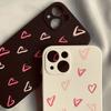 Red Pink Heart for Apple 17 Mobile Phone Case for IPhone16Pro Protective Case 15promax New for IPhone