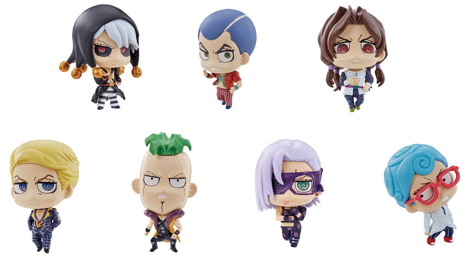 

BANDAI JoJo s Bizarre Adventure Golden Wind Capsule Figure Collection 03 [7 Types Set (Full Complete)]