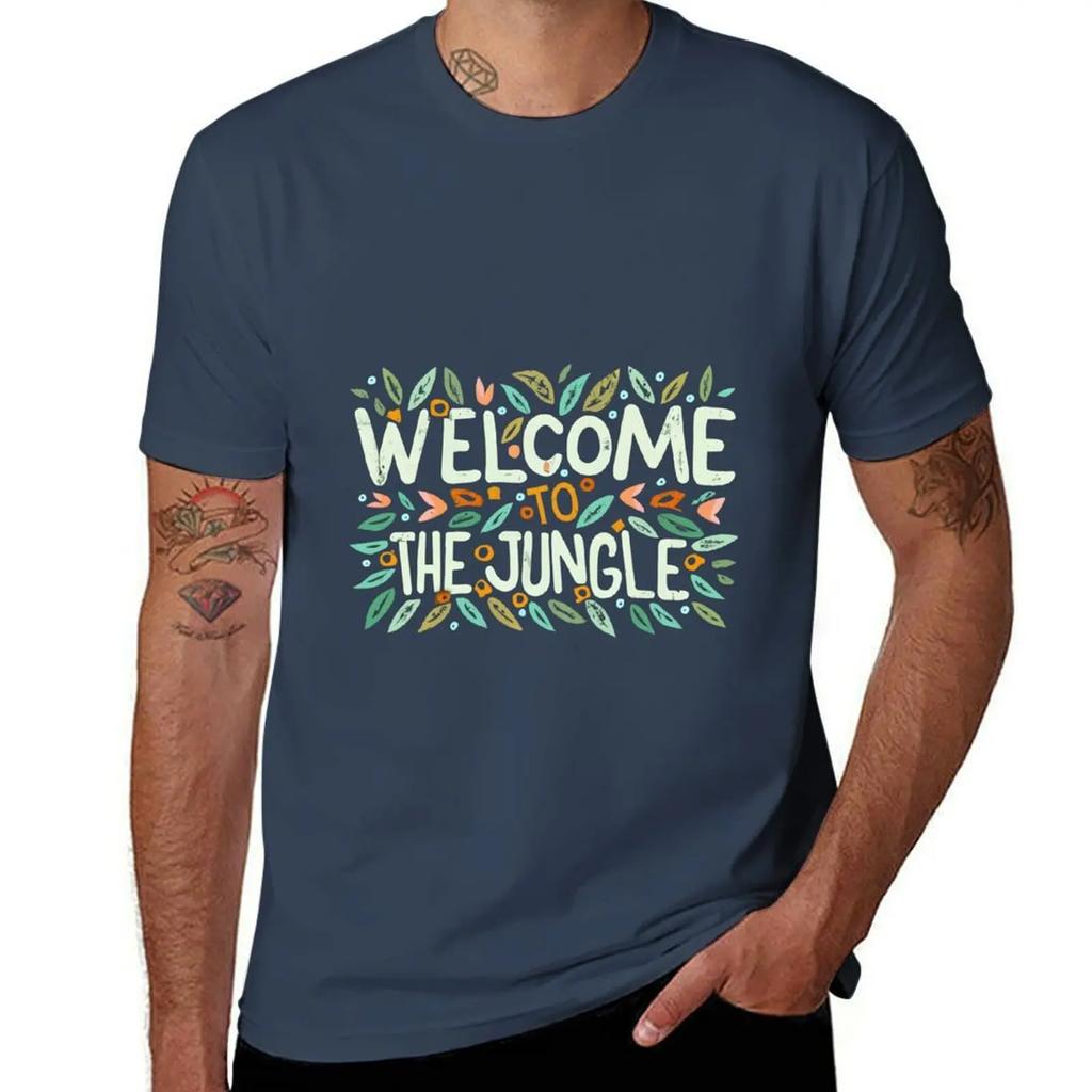 Welcome to the jungle TShirt cheap stuff plus size clothes Blouse big and tall t shirts for men