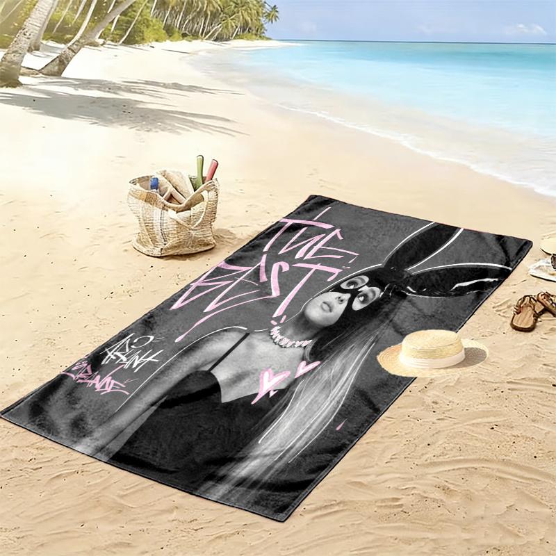 Ariana Grande Towel, Large Soft Quick Dry Towel for Beach Camping Swimming