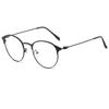 Metal Oval Myopia Light-sensitive Prescription Eyeglasses Women Men Retro Computer Optical Spectacles Diopter 0 -0.5 -0.75 To -6.0