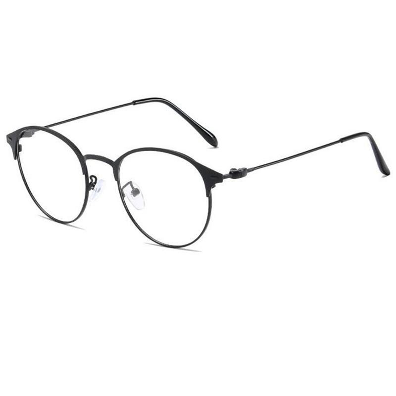 

Metal Oval Myopia Light-sensitive Prescription Eyeglasses Women Men Retro Computer Optical Spectacles Diopter 0 -0.5 -0.75 To -6.0 0