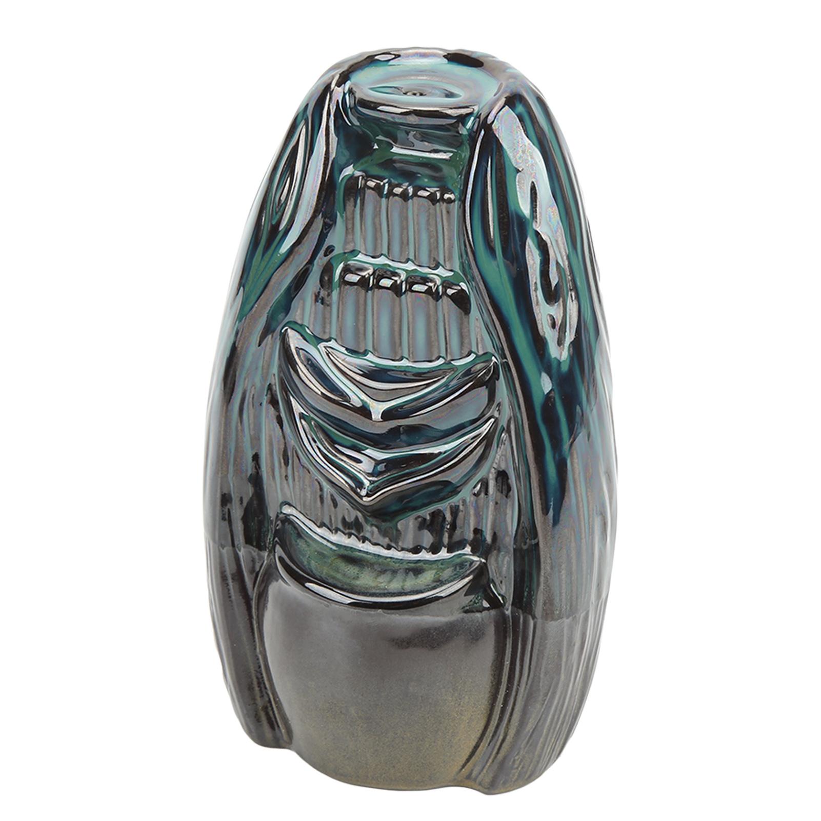 Керамическая обратная кадильница Изысканный уникальный глазурованный дизайн Настольное украшение-аромалампа  Водопад