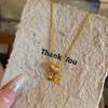 Unique Design Fashion Light Luxury Exquisite Round Pendant Sun and Moon Necklace for women Party Wedding Romantic