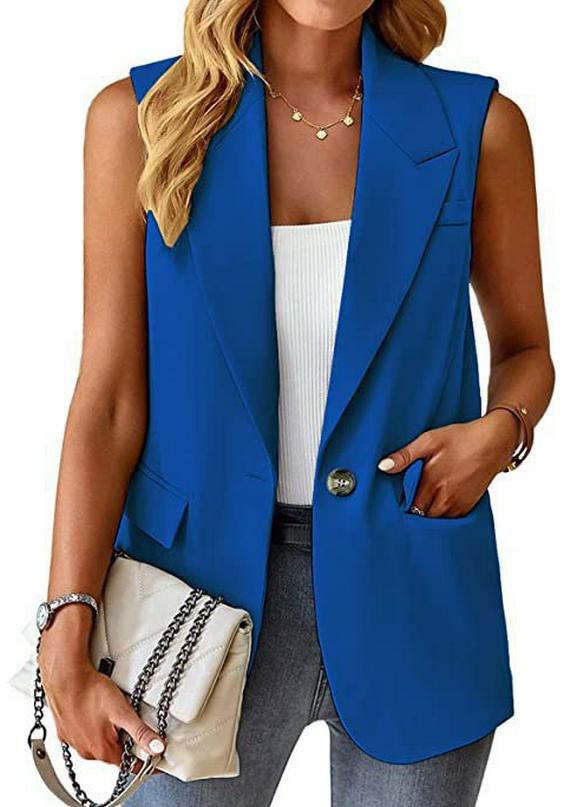 Spring/Summer 2026 Women's Sleeveless Commuting Waistcoat Suit