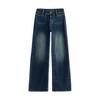 Chuyu Women's Warm Lycra Stretch Wide-Leg Shaping Jeans