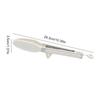 BBQ Food Clip Non-slip Stainless Steel Barbecue Bread Clip Silicone High Temperature Grill Tong Dining Bar Kitchen Accessories