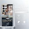 Classic movie Titanic  Phone Case For Samsung S26 S25 S24 S23 S22 S21 Plus Ultra Note20 Electroplated glass Phone Case