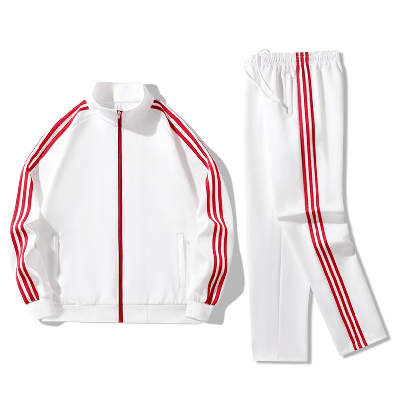 26 Styles Unisex Langarm-Sportanzug - Frühling/Herbst Lauf- & Fitness-Trainingsanzug mit drei Streifen
