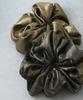 VINGTAINE Metallic Scrunchie Hair Accessory for Gorgeous and Elegant for Updos, Adults, Women's HS-224-BLACK