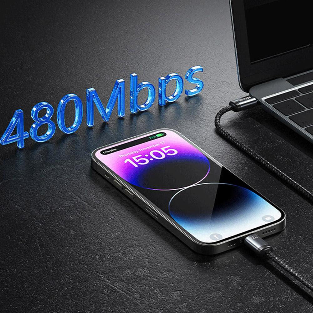 

WEKOME WDC-32m USB to Micro USB Data Cord Fast Charging 480Mbps Data Cable A