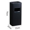Large Capacity Trash Can Rectangular Trash Bin Office Litter Bins 12 Liters Dustbin Garbage Recycling Cube Wastebins with Lid