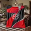 Bayer Leverkusen Football Print Flannel Blanket Soft Warm Sofa Bed Throw Blanket For Home Office Bedroom