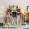 1PC Wild animals Print FlAannel Blanket, High quality Comfortable for All Seasons, Home Decor, Warmth and Comfort