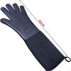 , Nonslip Silicone Kitchen Gloves with Thermal Insulation for Professional Barbecues