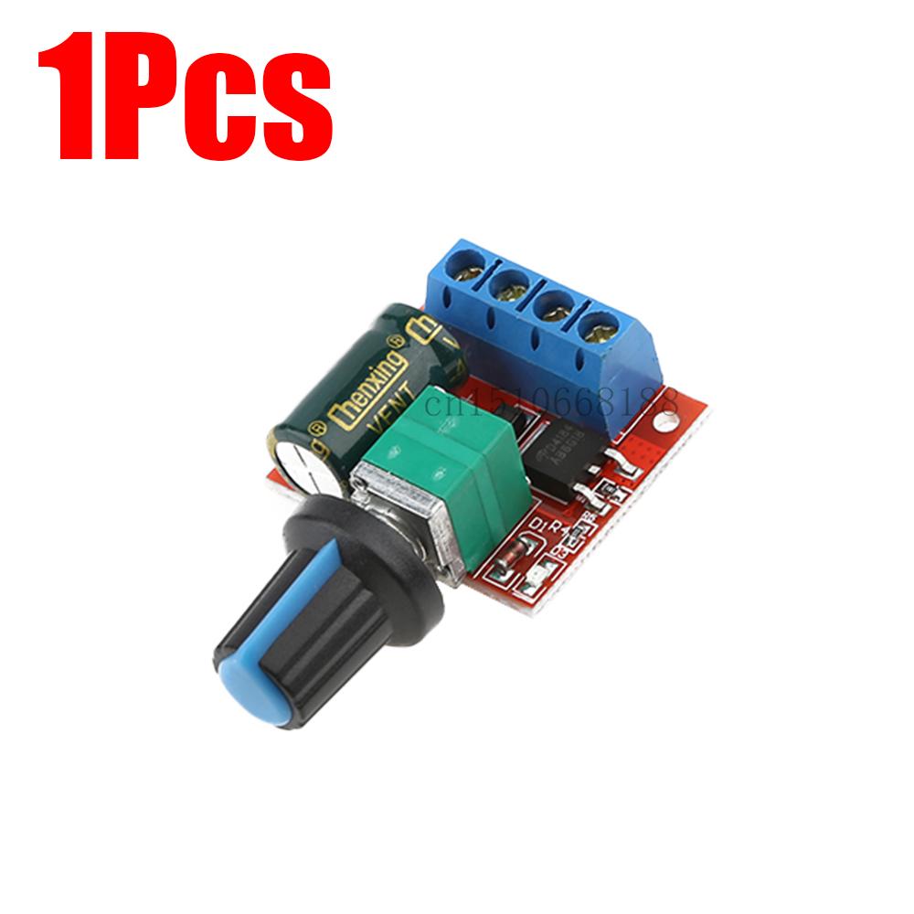 1-10Pc 5A 90W PWM 12V DC Motor Speed Controller Module DC-DC 4.5V-35V Low Voltage Motor Speed Controller Adjustable Drive Module