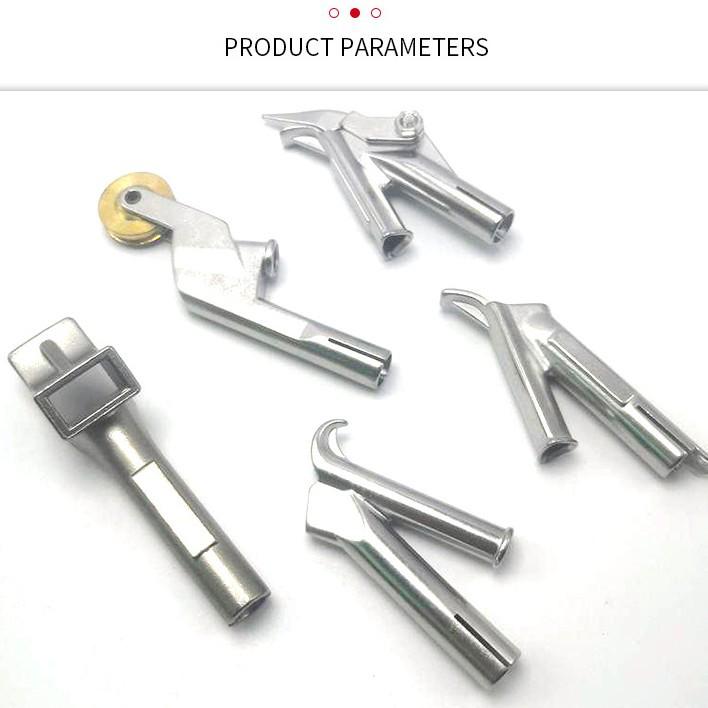 Čtyřdílná sada svařovacích trysek z PVC: Tvaru Y, Trojúhelníkový, Multispec, Nerezová ocel 304 pro horkovzdušnou pistoli