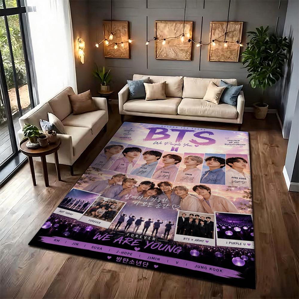 Jimin Pink Roses Carpet Soft Rug Plush Rug 8X10 Rug Living Room Rug Hallway Runner Noise Reducing