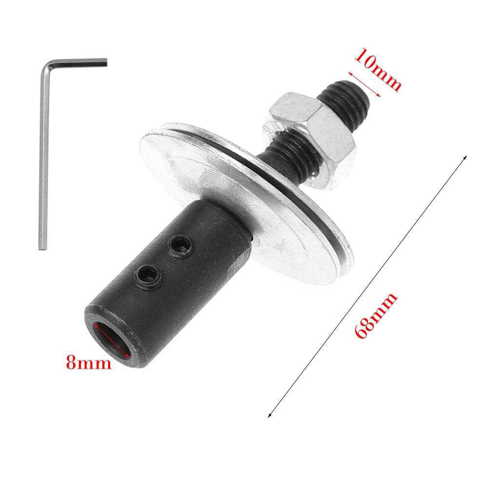 1 Set Spindeladapter Links/ Rechts Ersatz für Schleif- Polierwellenmotor Tischschleifer Elektrowerkzeugteile