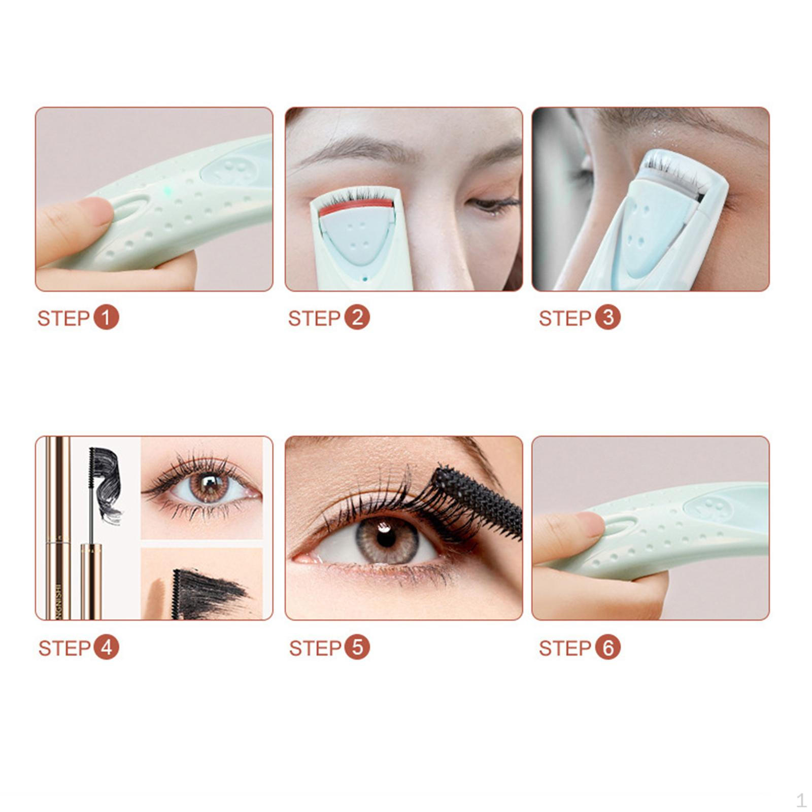 

Щипцы для завивки ресниц с подогревом и силиконовой подушечкой для длительного и объемного свидания зелёный