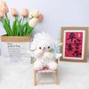 Cute Lamb Plush with Angel Wings & Flower - Children's Comfort Doll & Ornament