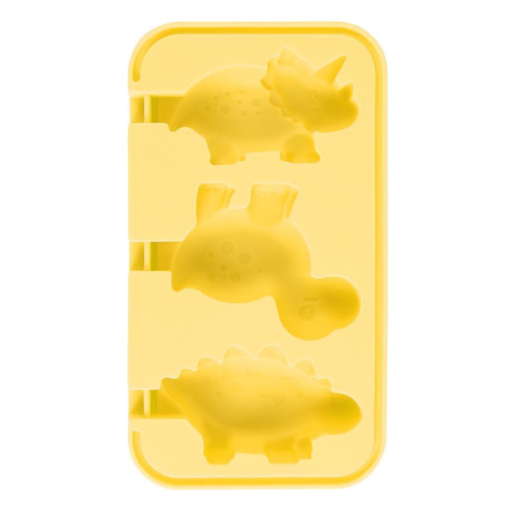 Cute Ice Cream Mould Heat-resistant Silicone Molds 3 Slots Non-stick Food Grade Animal Molds Baking Tool Kitchenware Kitchen