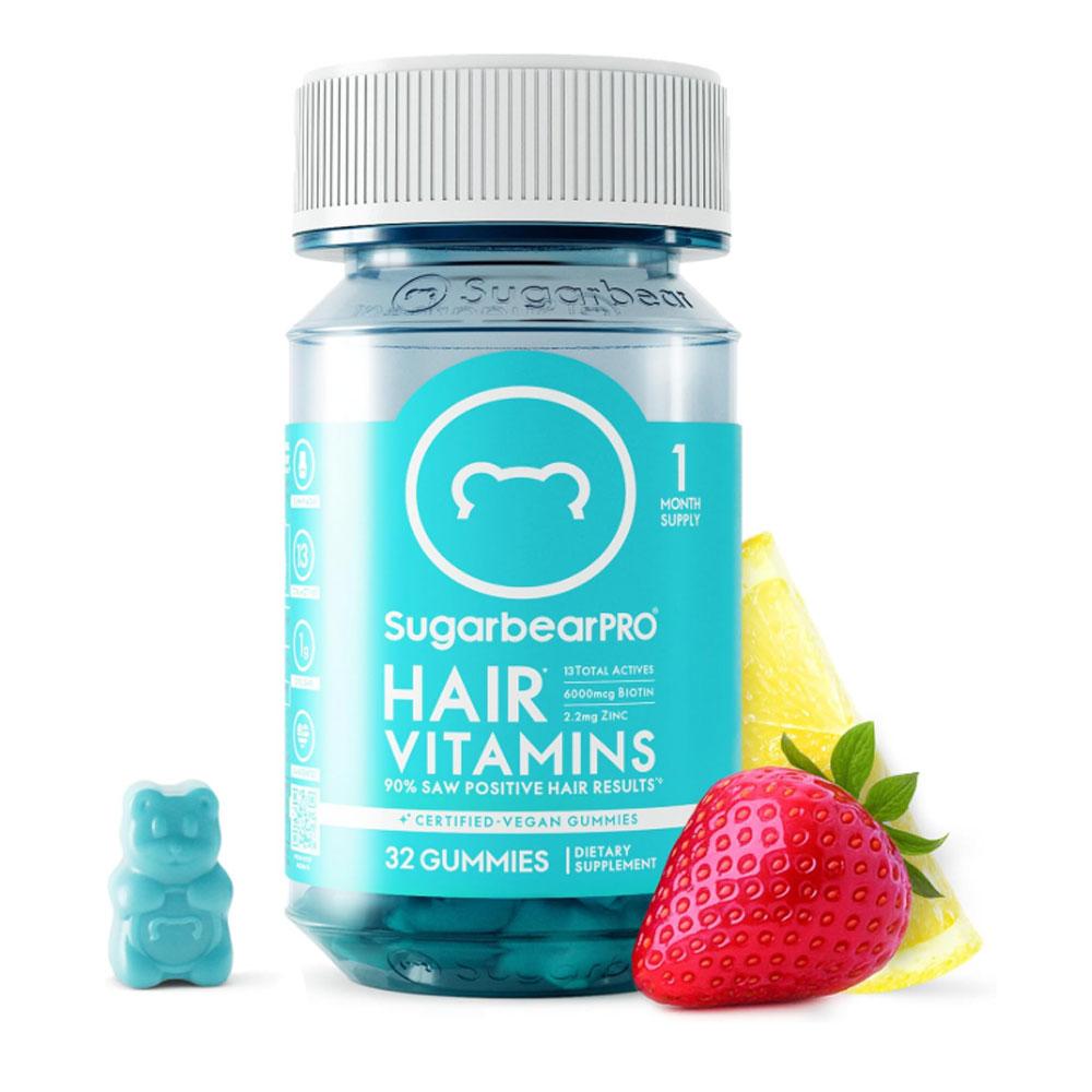 

SugarbearPro, вітаміни для волосся Gummies, 32 Gummies