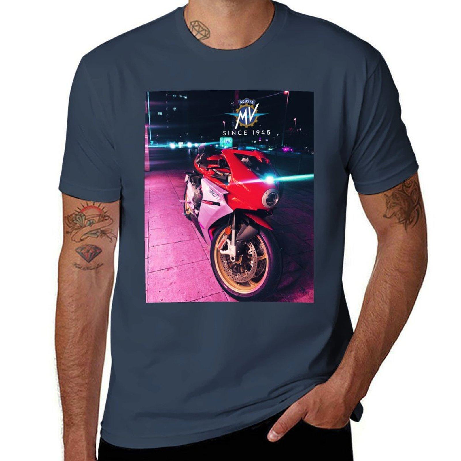 

with agusta T-Shirt shirt t graphic with man t prints superveloce Mv shirts Logo L