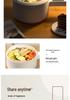 Compact Multi-Functional Electric Cooker: Noodles, Rice, Porridge, Stir-fry, Steaming, Hot Pot, All-in-One Automatic Cooking Pot