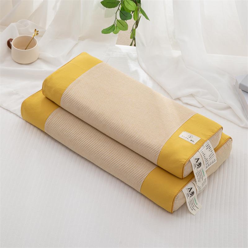 Pair of Buckwheat Pillows for Neck Support and Better Sleep