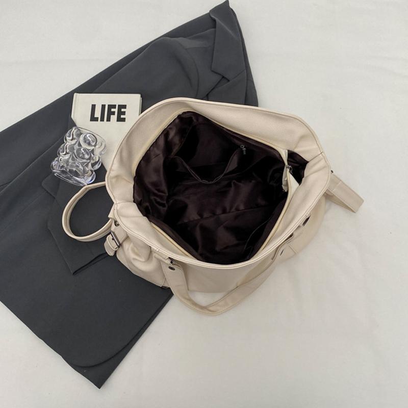 Koreanische Version Große Kapazität Modische Tragetasche Weiches Leder PU Neue Retro Damen Handtasche Schulter Crossbody Geldbörse Damen Tasche