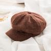 Korean Style Women's Autumn Octagonal Duck Tongue Beret - British Newsboy Casual Hat