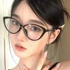 Finished Ladies Myopia Glasses Anti Blue Light Blocking Near Sight Eyeglasses for Women Men Vintage Cat Eye Minus Eyewear To-4.0
