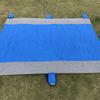 Beach Blanket Large Size 86.7 In * 70.9 In Outdoor Sandproof Picnic Blanket Nylon Beach Mat with 4 Stakes for Travel Camping Hiking