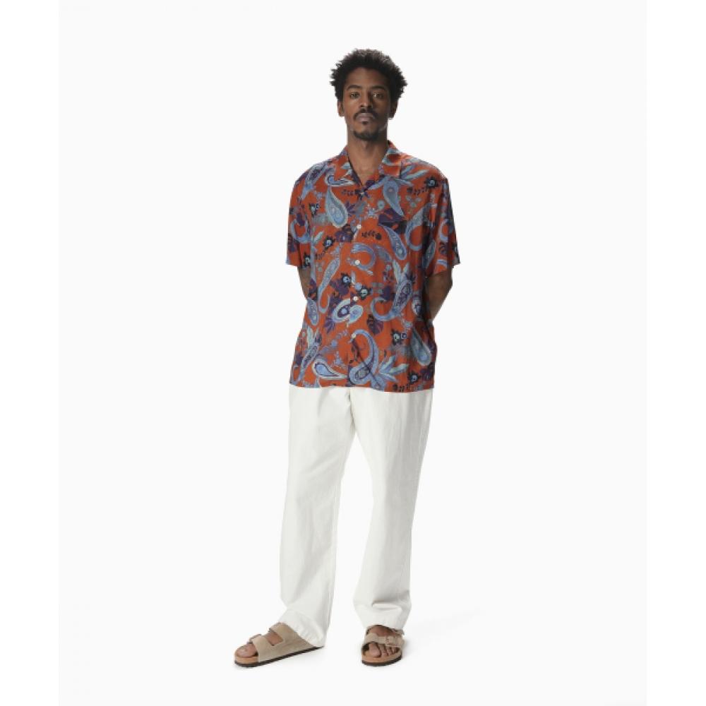 Thisisneverthat Weird PaiSley S S Shirt Red