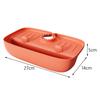 Non Slip Drainer Pad Drying Mat Sink Protectors Countertop Storage Tray Orange