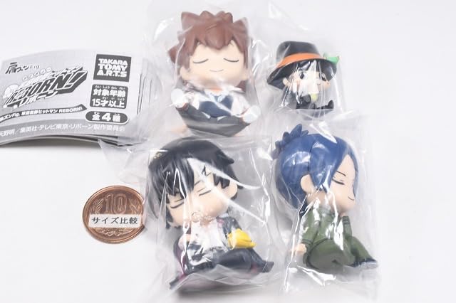 Shoulder Zun Fig. Katekyo Hitman REBORN! [Set of 4 (Complete)] Gacha Capsule Toy