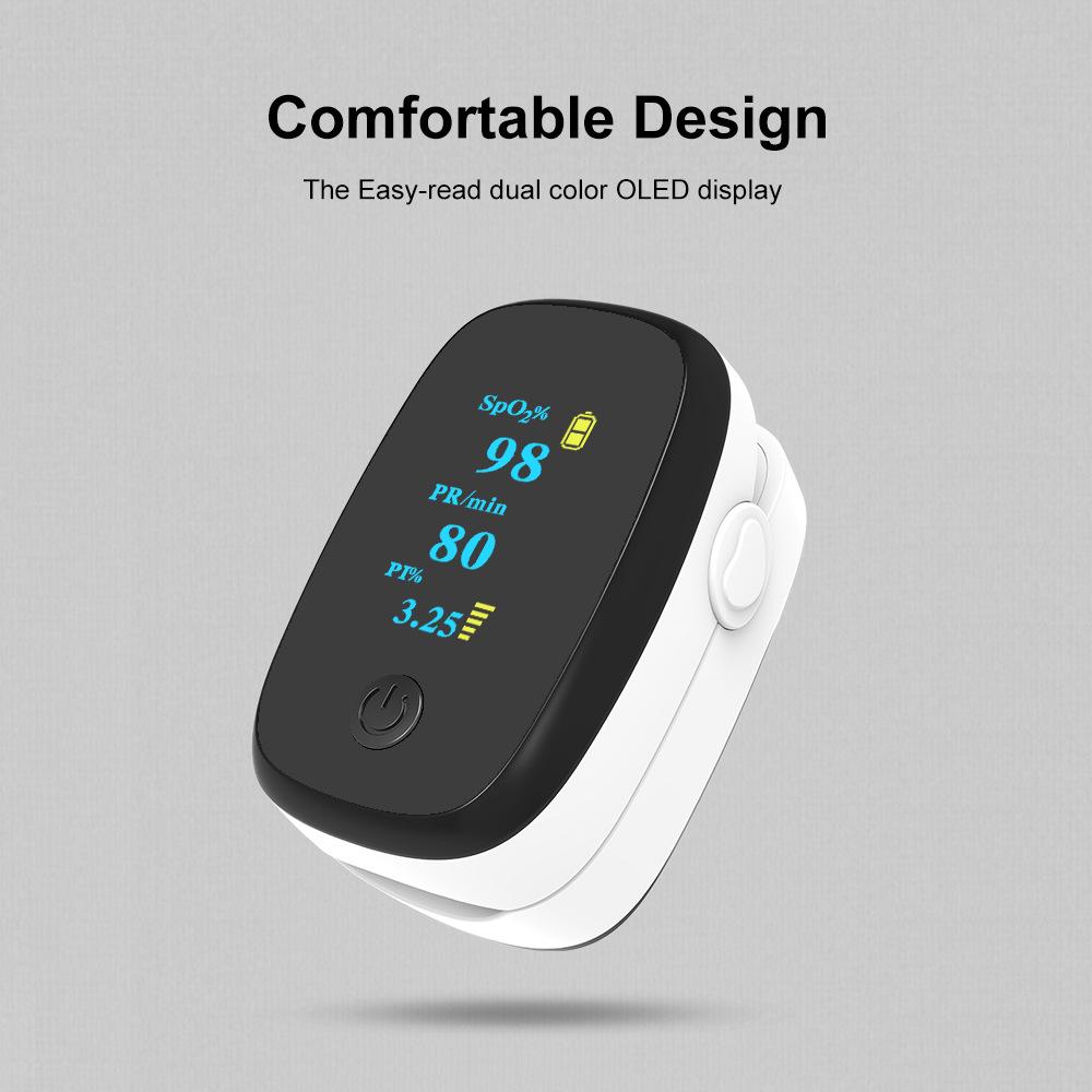 LK87 Fingertip Pulse Oximeter - Digital Display Oxygen Saturation Monitor