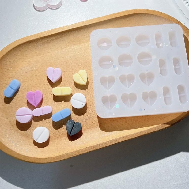 Creative Quicksand Crafting Silicone Molds Jewelry Part Making Molds Epoxy Resin Art Moulds Silicone Art Supplies